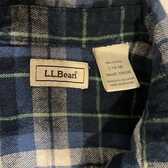 L.L. Bean soft flannel shirt - Picture 2 of 2